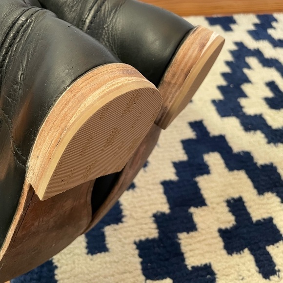 Frye Paige Cuff Tall Riding Boots | Black | Size 8.5 - Picture 14 of 16